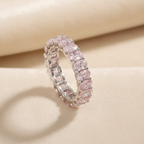 Blush Oval Eternity Ring