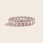 Blush Oval Eternity Ring