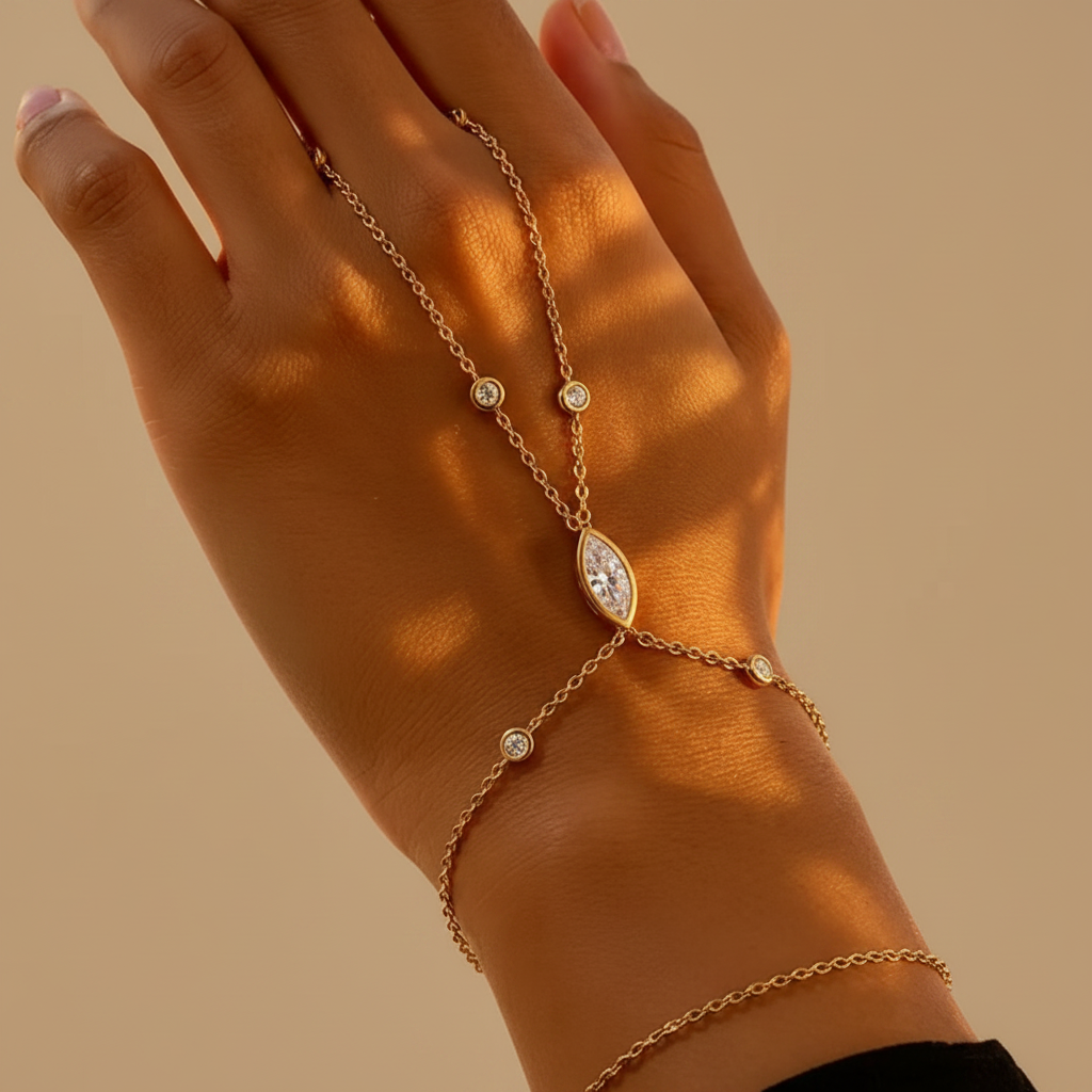 Marquise Hand Chain